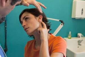 Left ear infection